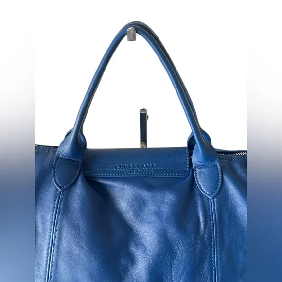 Longchamp Le Pliage Cuir Leather Shoulder Bag - Picture 5 of 13